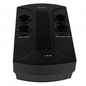 картинка ИБП LP 650VA-PS 4 евророзетки, 5 ступ. AVR, 7.5Ач12В, пластиковый корп от интернет магазина Radiovip