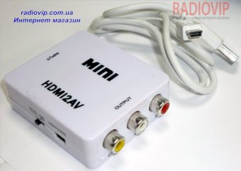 картинка Конвертор HDMI в RCA+CVBS Video HD-AVm от интернет магазина Radiovip