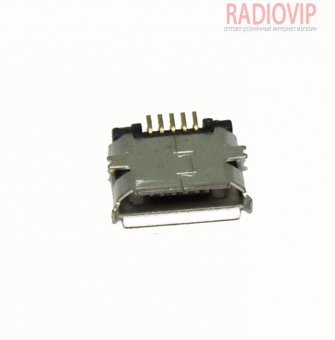картинка Гнездо micro USB монтажное тип 1 от интернет магазина Radiovip