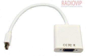 картинка Переходник шт.mini DisplayPort- гн.VGA, c кабелем 0,2м от интернет магазина Radiovip