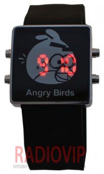 Часы наручные M210 LED Angry Birds