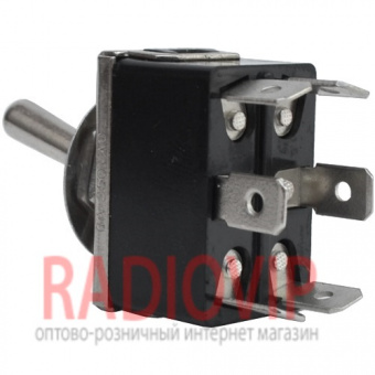 картинка Тумблер KN3(C)-202P (ON-ON), 6pin, 10A 250VAC от интернет магазина Radiovip