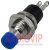 картинка Кнопка малая PBS-10B-2 без фиксации ON-(OFF), 2pin, 1А 250V, синяя от интернет магазина Radiovip
