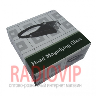 картинка Лупа бинокулярная на лобная 2.3Х 3.3X кр. увеличение (MG81005) от интернет магазина Radiovip