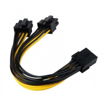 картинка Разветвитель 8 pin - 2х8 pin для видеокарты от интернет магазина Radiovip