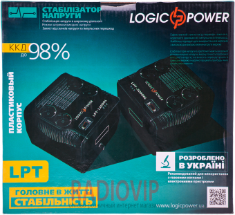 картинка Стабилизатор напряжения LogicPower LPT-1000RV (700W) от интернет магазина Radiovip