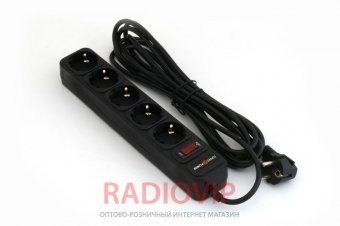 картинка Сетевой фильтр LogicPower LP-X5 3 м 5 розеток Black от интернет магазина Radiovip