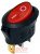 картинка Переключатель овальный с подсв. MIRS-101-10 ON-OFF, 3pin, 6A, 220V, красный от интернет магазина Radiovip