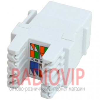 картинка Модуль RJ-45 Keystone 5-ой категории от интернет магазина Radiovip