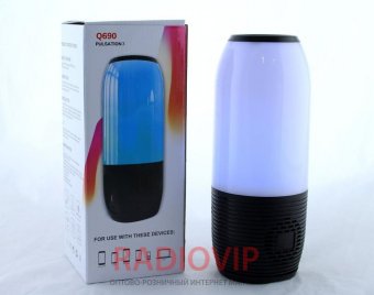 картинка Портативная колонка JBL Q690 Pulse со светодиодной подсветкой (0088) от интернет магазина Radiovip