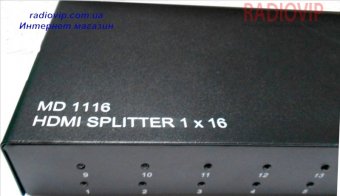 картинка Сплитер HDMI (1гн. HDMI- 16гн. HDMI) от интернет магазина Radiovip
