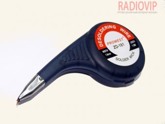 картинка Проволока для удаления припоя ZD-181 1,0мм 1,5м от интернет магазина Radiovip