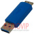 картинка Переходник шт.micro USB тип В- шт.USB A, v3.0, синий от интернет магазина Radiovip