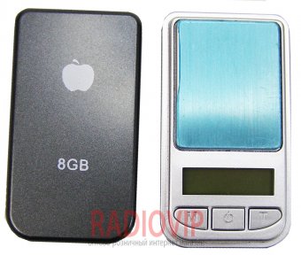 картинка Весы ювелирные 6202/MINI SCALE, 200г (0,01г) от интернет магазина Radiovip