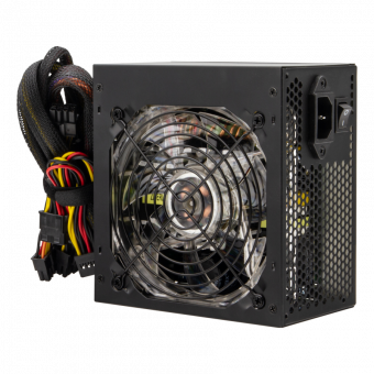 картинка Блок питания LogicPower ATX-600W, APFC, 12см, LED от интернет магазина Radiovip