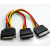 картинка SATA power -2x15 pin SATA power от интернет магазина Radiovip