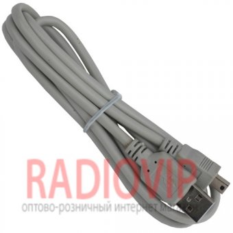 картинка Шнур шт.USB А -шт.mini USB 5pin v2.0, диам.-3,5мм. 1.5м. от интернет магазина Radiovip