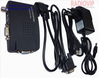 картинка Конвертор BNC+S-video в VGA (BNC-VGA) от интернет магазина Radiovip