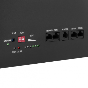 картинка Аккумулятор LP LiFePO4 48V (51,2V) - 230 Ah (11776Wh) (Smart BMS 200A) с LCD RM от интернет магазина Radiovip