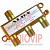 картинка Splitter 3-way Alda, корпус металлический от интернет магазина Radiovip