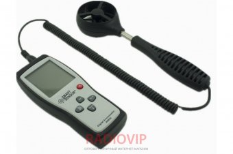 картинка AS836 Smart Sensor крыльчатый анемометр; от 0,3 до 45 м/с, измерение скорости и температуры от интернет магазина Radiovip