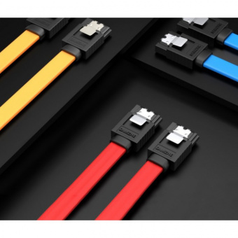 картинка SATA 3.0 data CC-Ls 7pin-7pin 45 см прямой штекер от интернет магазина Radiovip