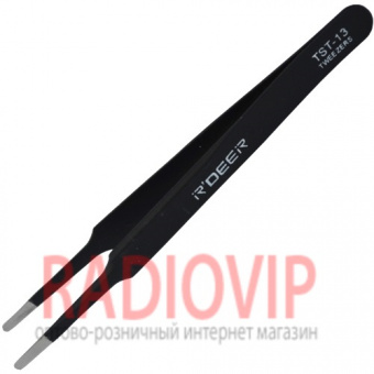 картинка Пинцет радиотехнический ESD, R'Deer TS-13 от интернет магазина Radiovip