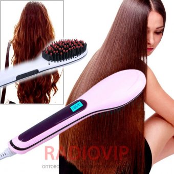 картинка Электрическая расческа-выпрямитель Fast Hair Straightener HQT-906 от интернет магазина Radiovip