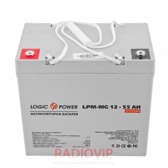 картинка Аккумулятор мультигелевый AGM LPM-MG 12 - 55 AH от интернет магазина Radiovip