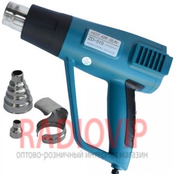 картинка Термофен ZD-510 c дисплеем, два режима, max-1500W, 650°C от интернет магазина Radiovip