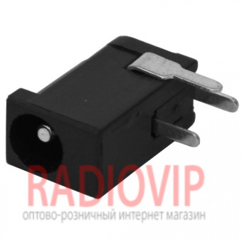 картинка Гнездо питания 3,4\1,0мм, монтажное, корпус пластик от интернет магазина Radiovip