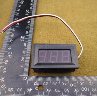 картинка Вольтметр V27DC-D 0-100 В(зеленые цифры) от интернет магазина Radiovip