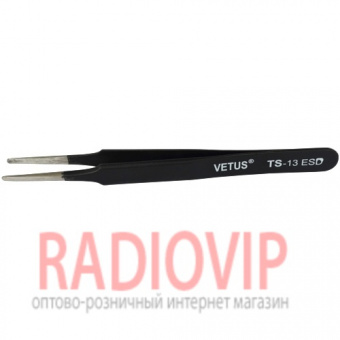 картинка Пинцет радиотехнический ESD, Vetus TS-13 от интернет магазина Radiovip