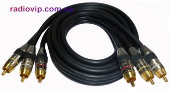 картинка Шнур соединительный 3RCA х 3RCA HQ 1,8м. от интернет магазина Radiovip