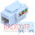 картинка Модуль RJ-45 Keystone 5-ой категории, с заглушкой от интернет магазина Radiovip