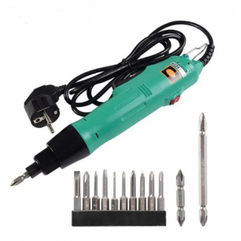 картинка Электроотвёртка сетевая HandsKit 220V + насадки от интернет магазина Radiovip