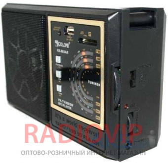 картинка Радиоприемник GOLON RX-98/9922 UAR USB+SD, мультидиапазонный радиоприемник, радио колонка golon от интернет магазина Radiovip
