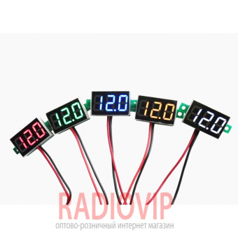 картинка Вольтметр XH-B102 2,5-30 В (красные цифры) от интернет магазина Radiovip
