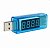 картинка USB тестер Charger Doctor напряжения (3-7.5V) и тока (0-2.5A) Blue от интернет магазина Radiovip