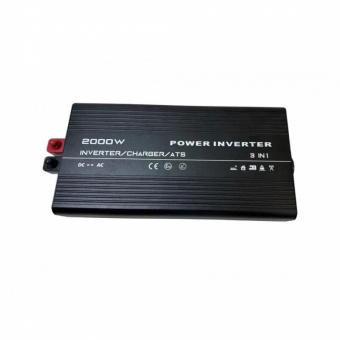 картинка Инвертор с чистой синусоидой 12V в 220V RSC2000P 2000W (макс.4000W) с зарядкой 20А + функция ATS от интернет магазина Radiovip