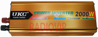 картинка Инвертор 24-220  UKC SSK-2000 2000W от интернет магазина Radiovip