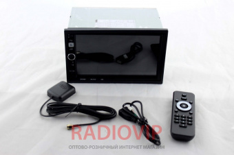 Автомагнитола 2DIN 8702 диагональю 7" дюймов с BT/ Android / USB / microSD / GPS/ FM