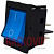 картинка Переключатель с подсветкой IRS-201-3C3 ON-OFF, 4pin, 12V, 35А, синий от интернет магазина Radiovip
