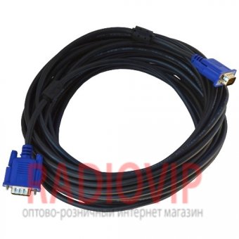 картинка Шнур комп.VGA шт.HDB15pin- шт.HDB15pin, с фильт., 10м от интернет магазина Radiovip