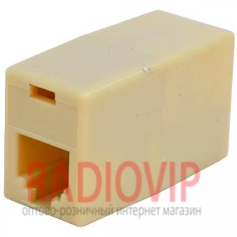картинка Переходник 1гн.-1гн.(6р4с), бежевый от интернет магазина Radiovip