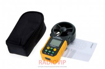 картинка MS6252A / PM6252A крыльчатый анемометр; от 0,8 до 40 м/с, измерение скорости и объемного расхода воздуха от интернет магазина Radiovip