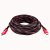 картинка Шнур HDMI (шт.- шт.) Vers.-1,4, gold, фильтр+ сетка, 5м, чёрно-красный от интернет магазина Radiovip