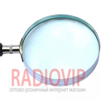 картинка Лупа ручная круглая 3Х диам. 100мм MG86050 от интернет магазина Radiovip