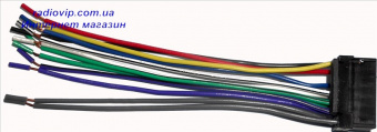 картинка Разъем автомагнитолы  JVC 16pin, JV16-00 от интернет магазина Radiovip