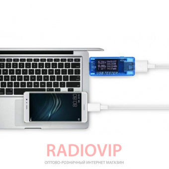 картинка USB тестер KWS-MX17 тока,напряжения,мощности и заряда от интернет магазина Radiovip